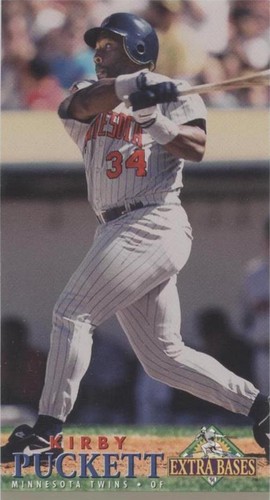 1994 Fleer Extra Bases - Kirby Puckett #123