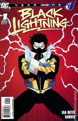 Black Lightning Year One #1 VG 2009 Stock Image Low Grade
