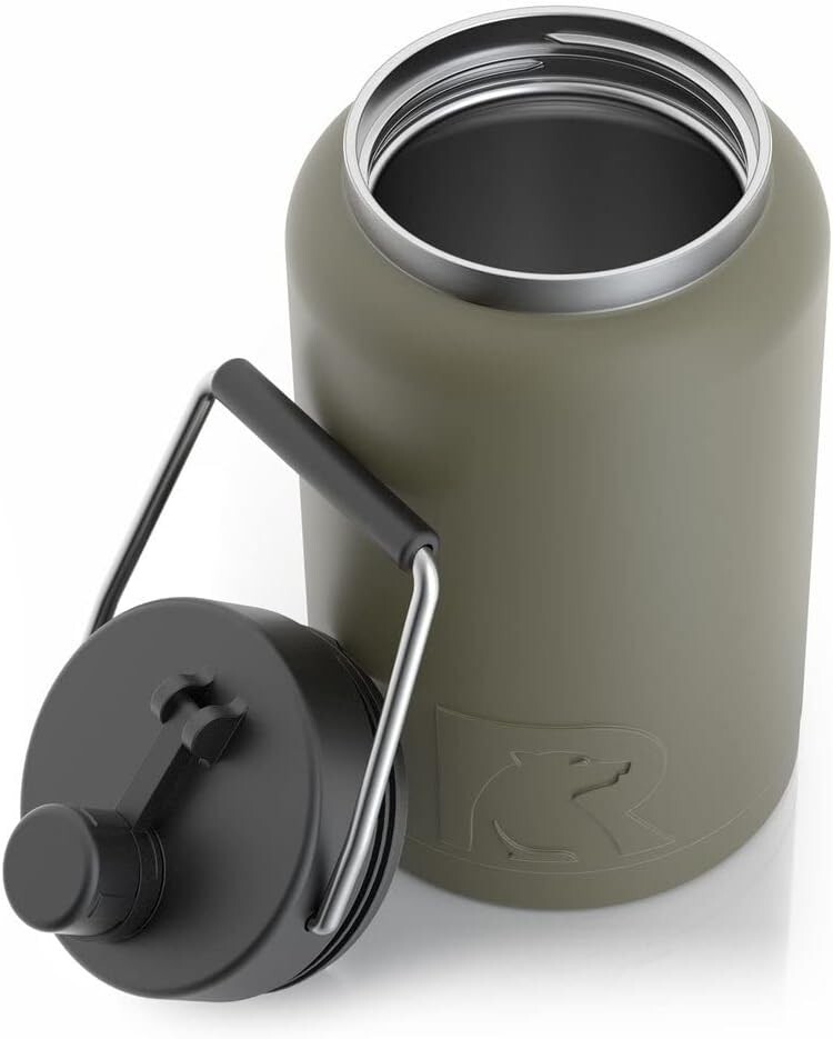 RTIC Jug with Handle,Half Gallon,Stainless Steel Vacuum Insulated Water Bottle