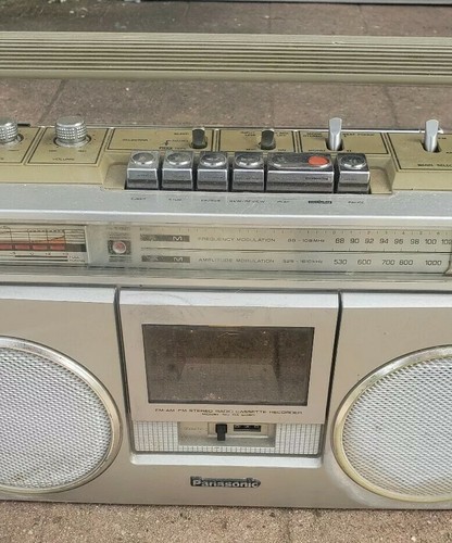 Vintage Panasonic Japan Boombox RX-5090 Radio Cassette 1984 ghettoblaster
