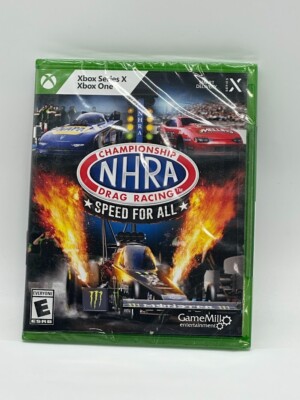 NHRA Championship Drag Racing: Speed For All Xbox One Series X New 856131008923