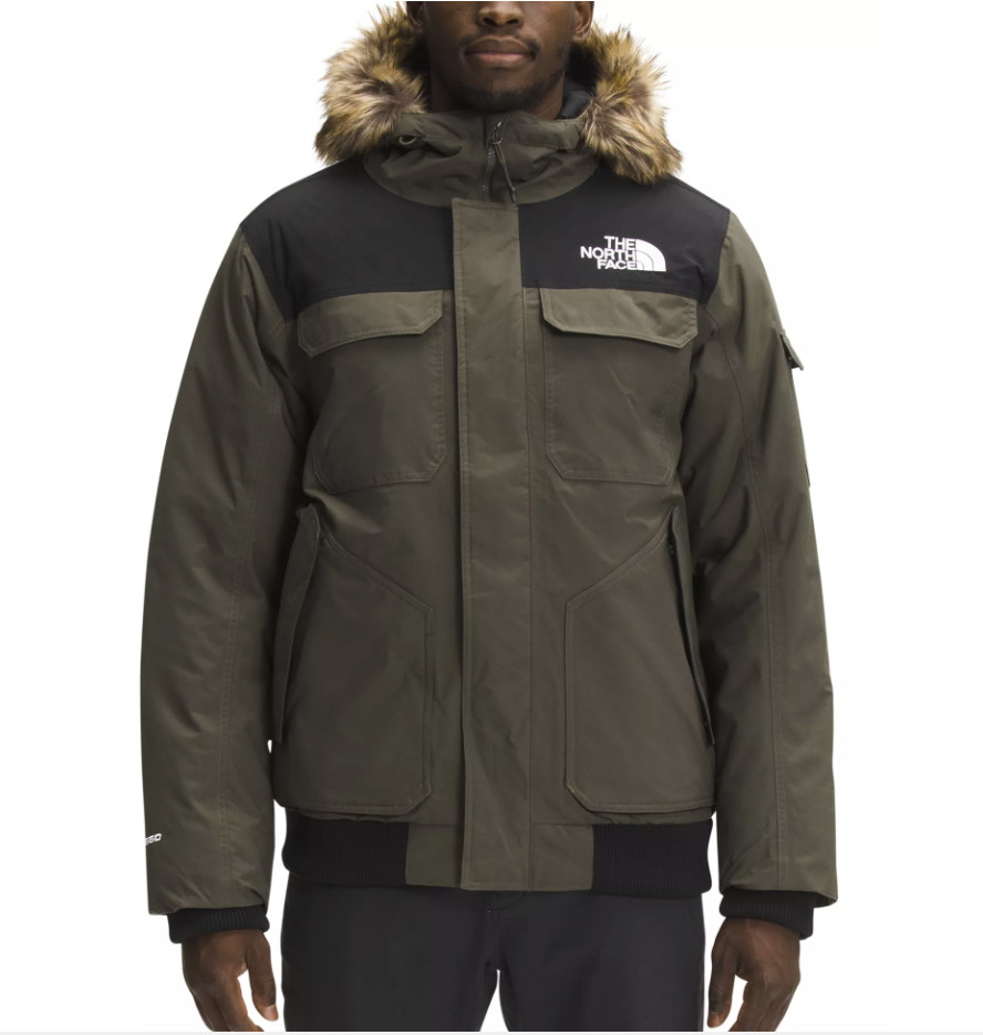 THE NORTH FACE MEN GOTHAM III 550-DOWN ТЕПЛАЯ УТЕПЛЕННАЯ КУРТКА ЗЕЛЕНАЯ, размер S - 3XL