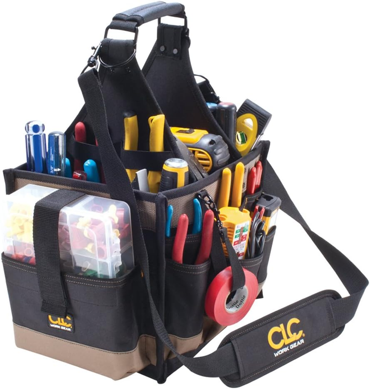 CLC  1528 Large Electrical and Maintenance Tool Carrier, Black
