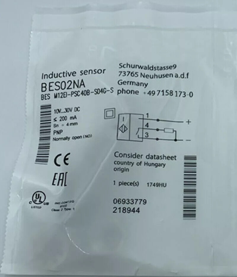 FOR BES M12EI-PSC40B-S04G-S Balluff Proximity Switch Sensor