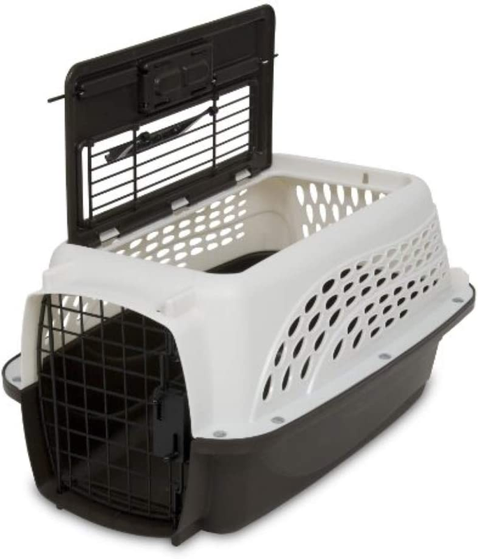 Petmate Two-Door Small Dog Kennel & Cat Kennel (Top Loading or Front Loading Pet