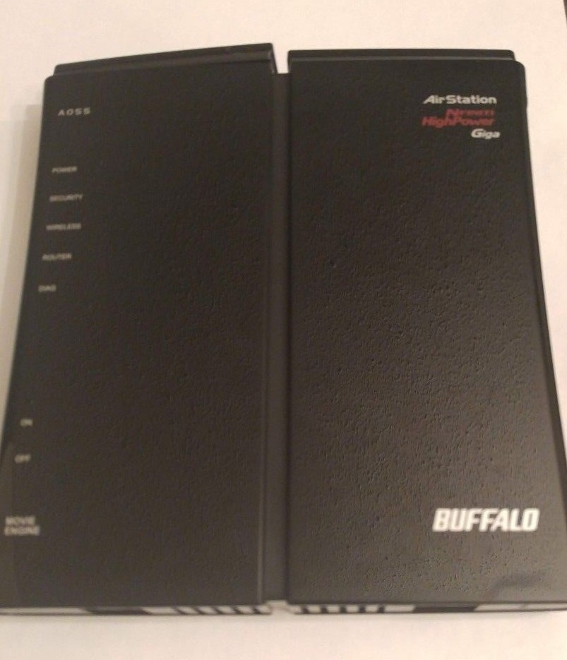 Buffalo Wireless Router WZR-HP-G300NH, 802.11n 300 Mbps, Gigabit Ethernet