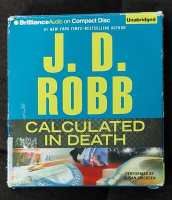 Calculated in Death by J.D Robb Audio Book on CD  Discs B10