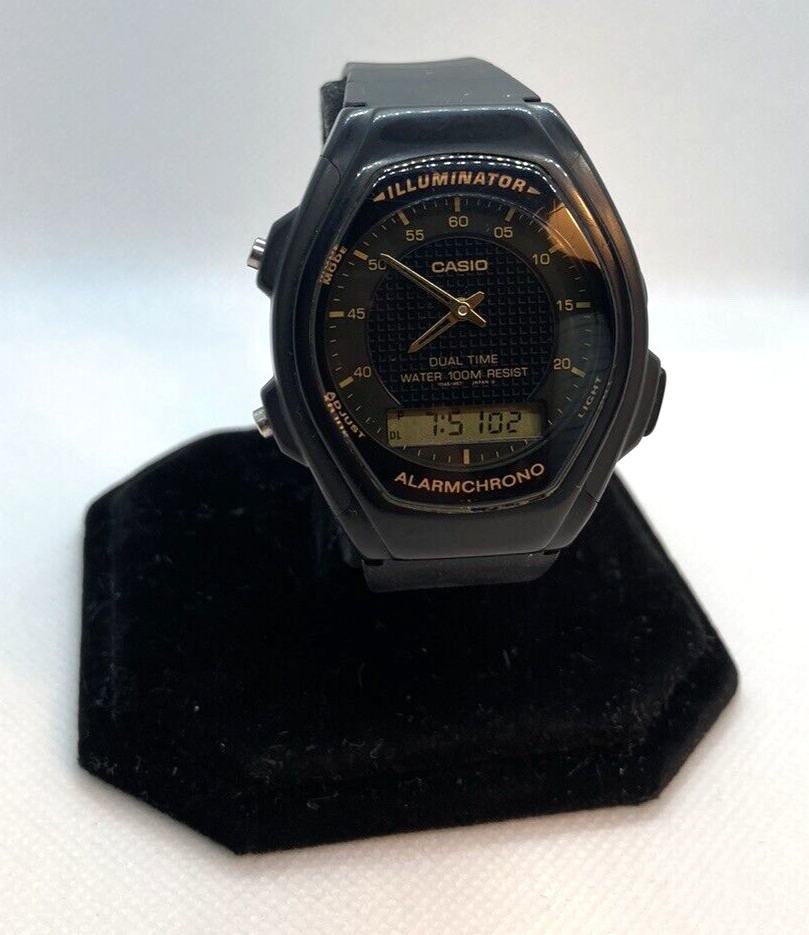 Casio dual time watch hotsell