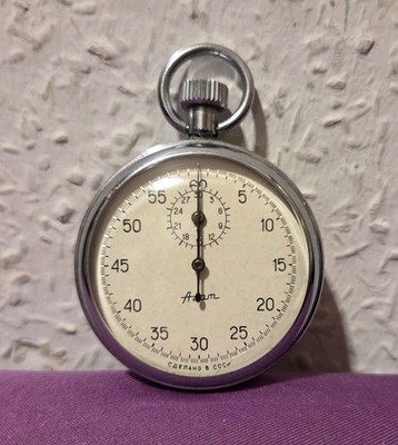 DDR/UDSSR -MECHANISCHE STOPPUHR- funktionstüchtig  VINTAGE OSTALGIE 