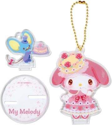 Sanrio My Melody Acrylic Stand Rose (Sweet Lookbook) 6×0.3×7.5cm 428477