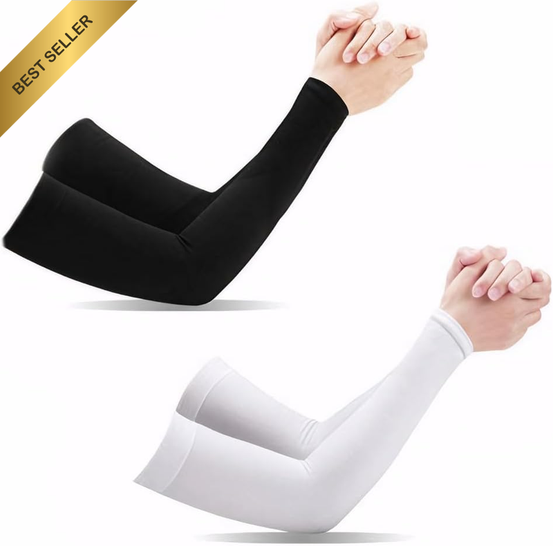 [ 2 Pairs ]UV Protection Cooling Arm Sleeves, UPF 50 Arm Warmers for Men Women Y