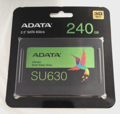 ADATA 240GB 2.5 SATA SU630 #ASU630SS-240GQ-R Internal SSD Storage Sealed ! - F S