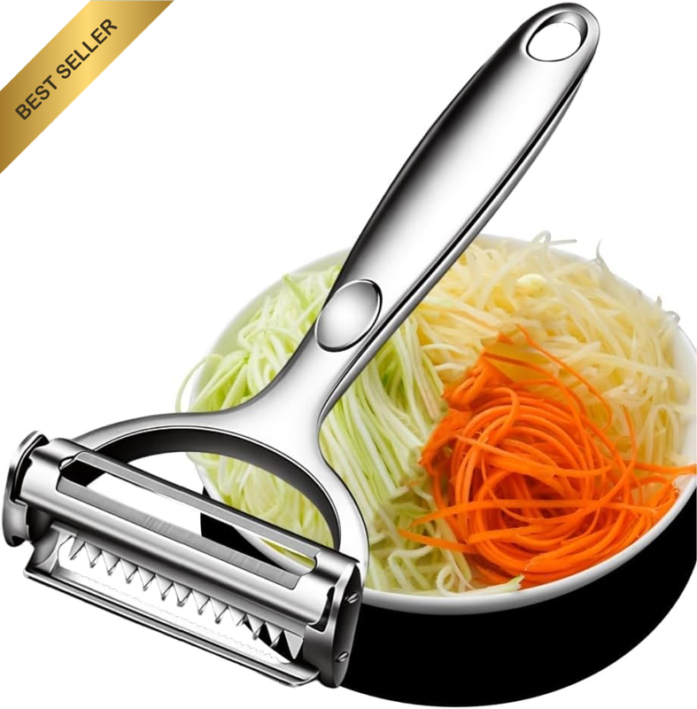 Multifunction Vegetable Peeler Julienne Peeler for Kitchen(2-In-1 Peeler)