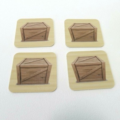 Robot Turtles Game Replacement Set of 4 Crate Cards
