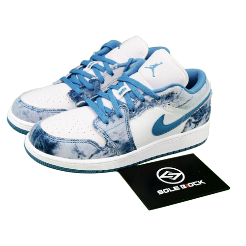 スニーカー Nike Air Jordan 1 Low WASHED DENIM 21cm Nike Jordan 1 Low SE Washed Denim Jordan 1 Low SE AJ1 Low SE