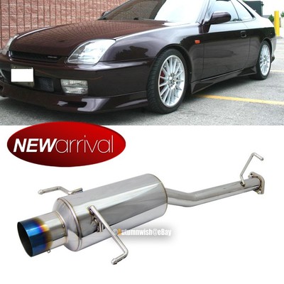 Fits 9701 Prelude Stainless Steel Bolt On Axle Back Exhaust Muffler Blue Tip