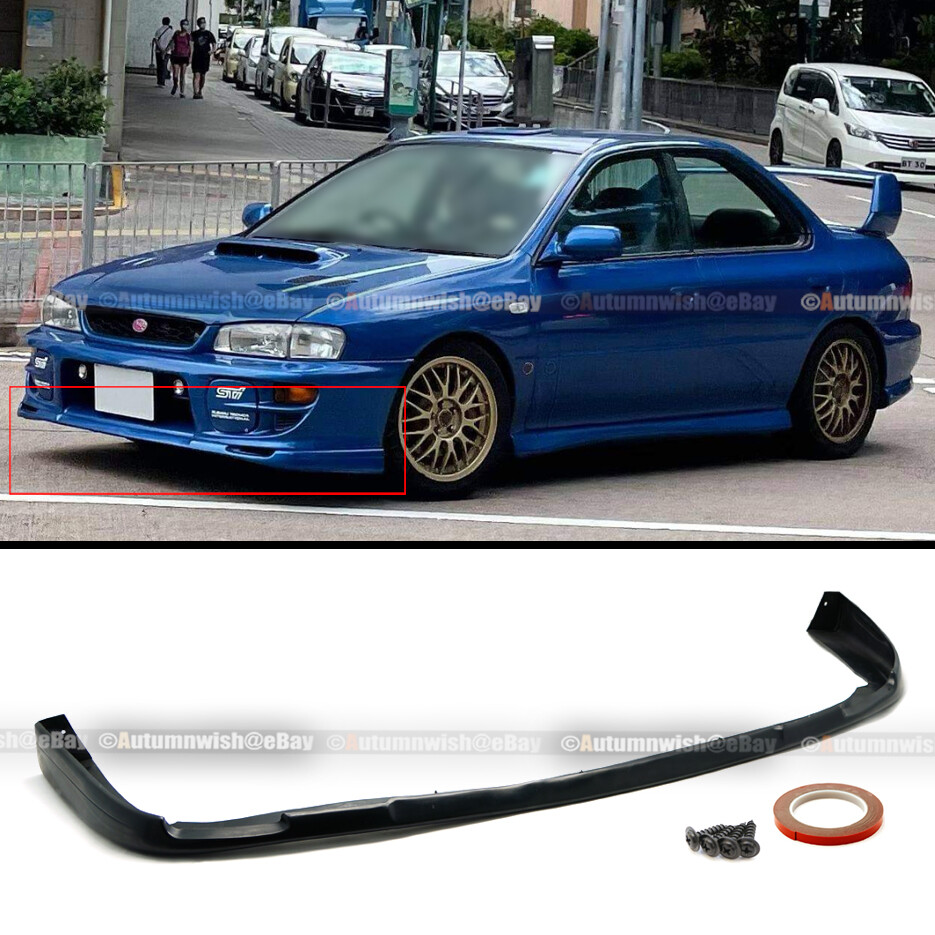For Subaru 93-01 Impreza RS GC8 STI Style Front Bumper Chin