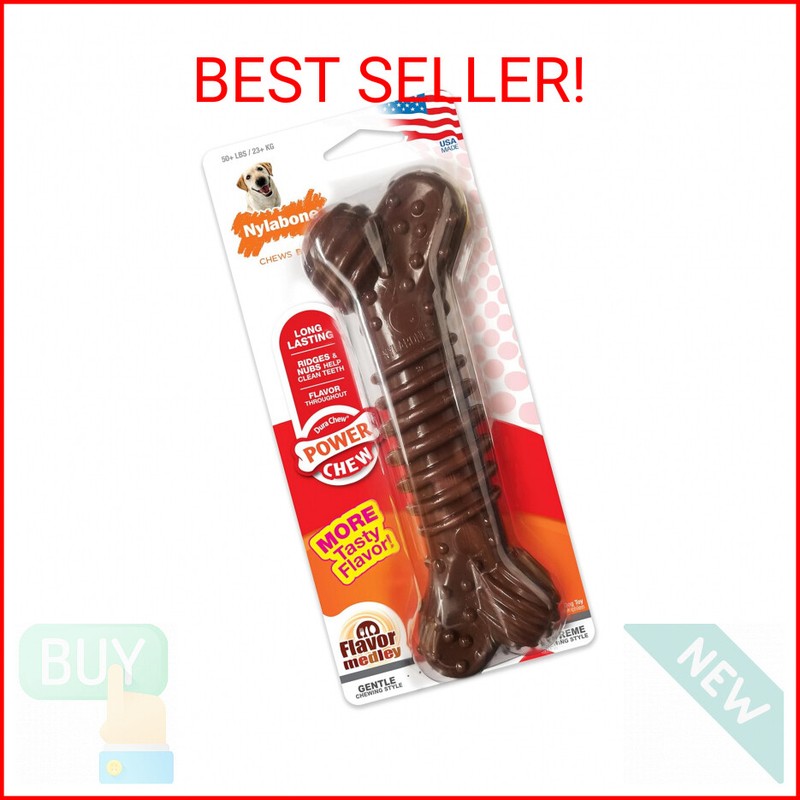 Nylabone Dura Chew Power Chew Textured Bone Flavor Medley X-Large/Souper (1 Coun