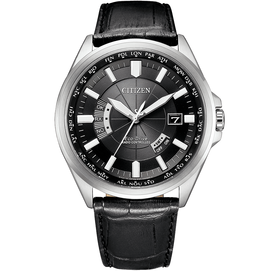 Pre-owned Citizen Collection Cb0011-18e Eco-drive Radio Controlled Watch Men's