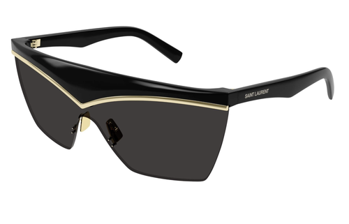 SAINT LAURENT YVES SAINT LAURENT SL-614-MASK-001 BLACK BLACK BLACK SUNGLASSES