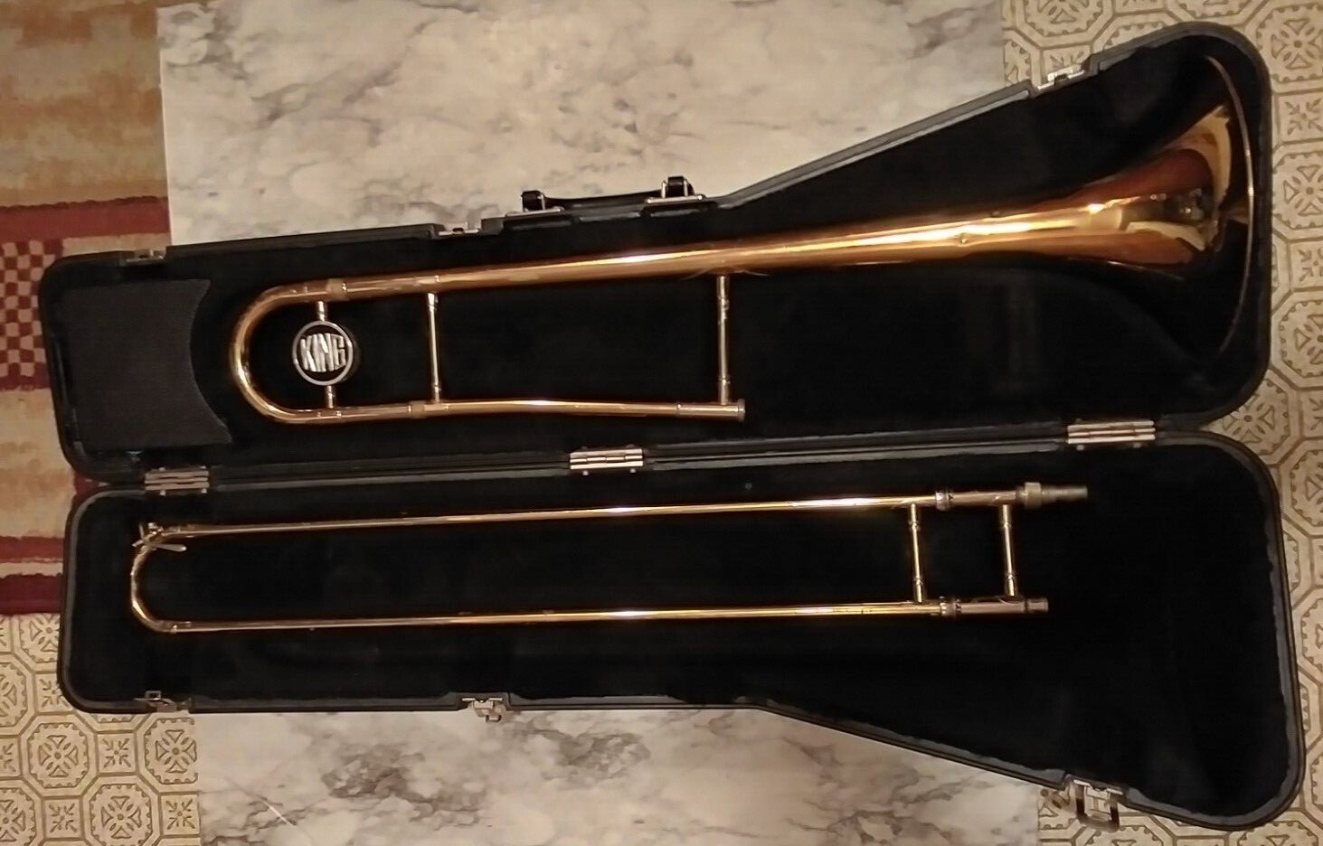 KING Trombone w/ VINCENT BACH 6 1/2 AL Mouthpiece & Hard CaseのeBay公認海外