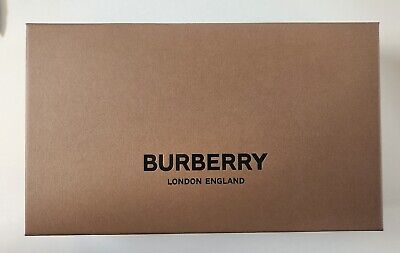 New Authentic Burberry Gift Box Brown With Logo Rectangle Size 