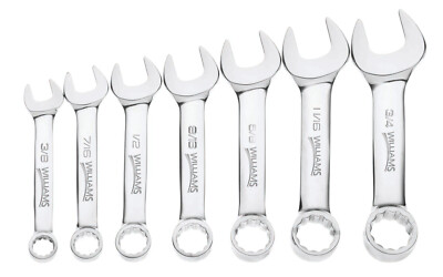 3/8''-3/4'' Stubby Combination Wrench Williams 11030