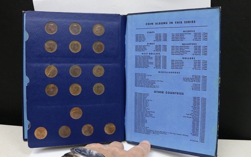 1902-1956 Whitman Album British Farthings Complete Set #1774 D-1