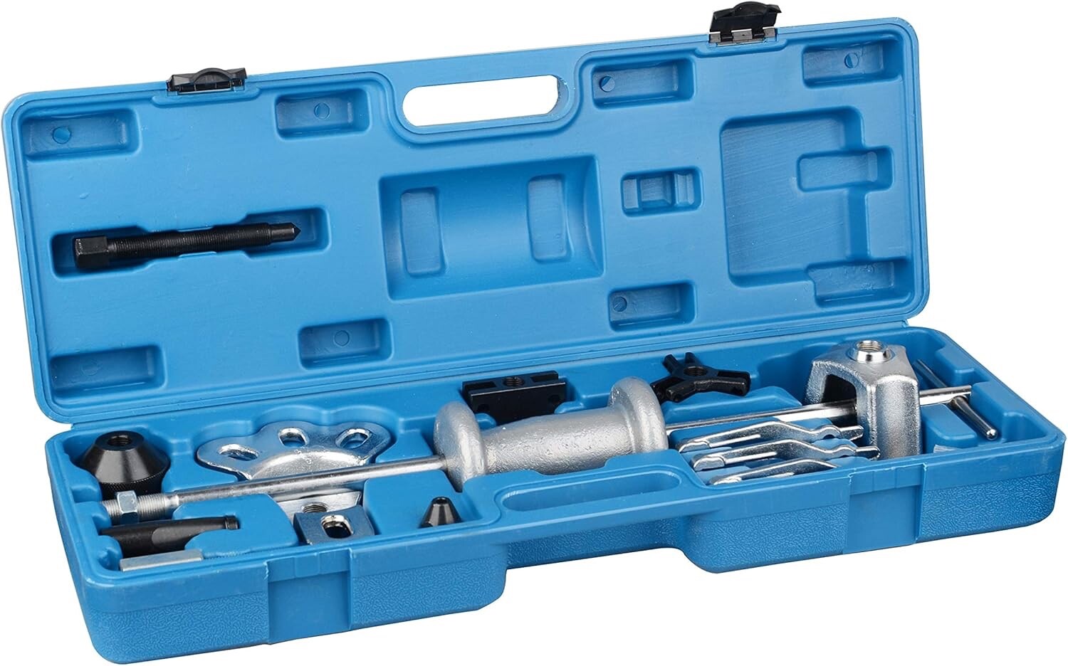 17PCS Slide Hammer Puller Kit Front Wheel Axle Bearing Hub Remover Tool Set