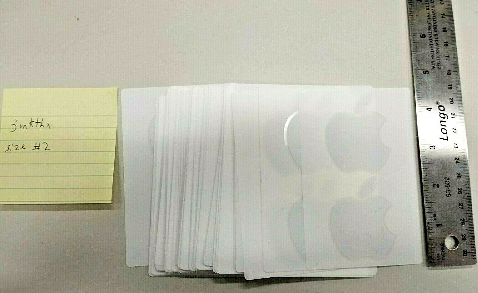 Apple Logo Sticker New Genuine Authentic Lot of 127 individual stickers