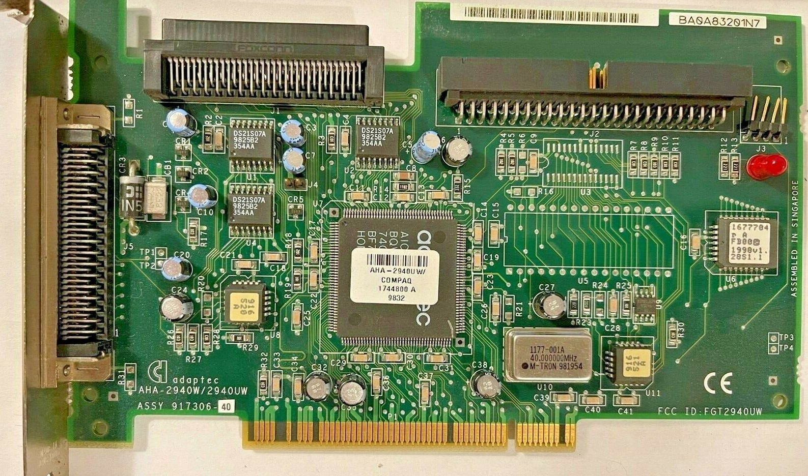 Adaptec AHA-3940WDJ PCI拡張カード Amazon.com: Adaptec AHA 2940UW PCI Wide Ultra SCSI