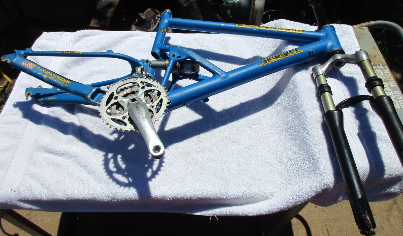Cannondale JekyII Full Suspension MTB Aluminum Frame Blue