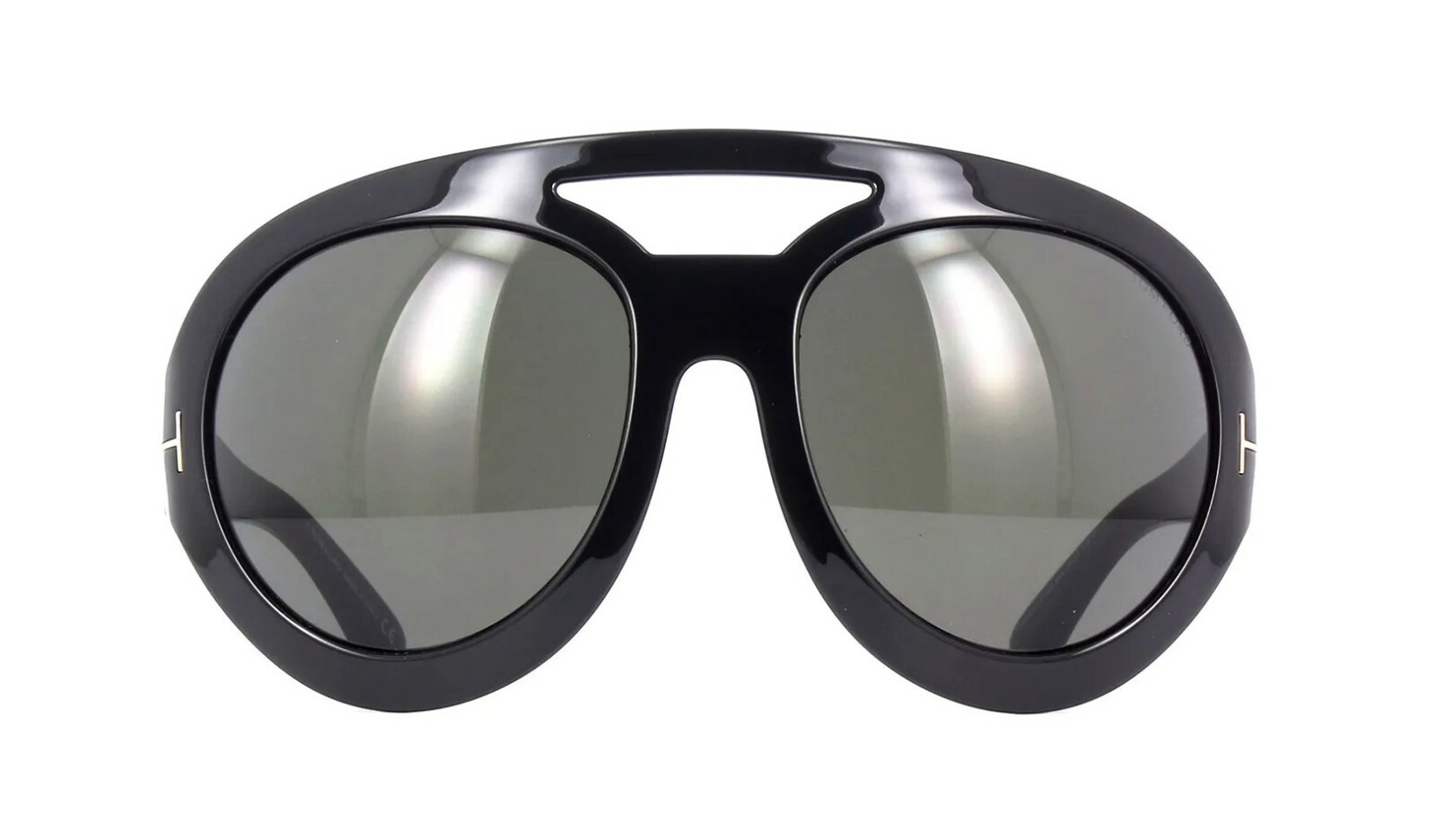 Pre-owned Tom Ford Lucilla Ft 1063 Black/smoke Mirrored (01c) Sunglasses