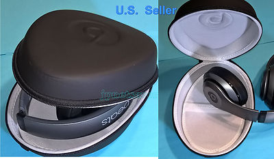 Black/White Hard Case for  BEATS Wireless STUDIO Pro/3/2, SOLO 3/2/1 Headphones