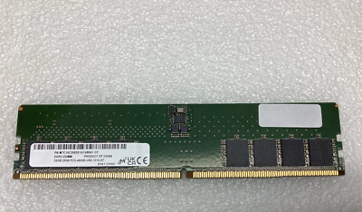 Micron 32GB UDimm DDR5-4800B PC5-38400 2Rx8 Non-ECC 1.1V MTC16C2085S1UC48BA1