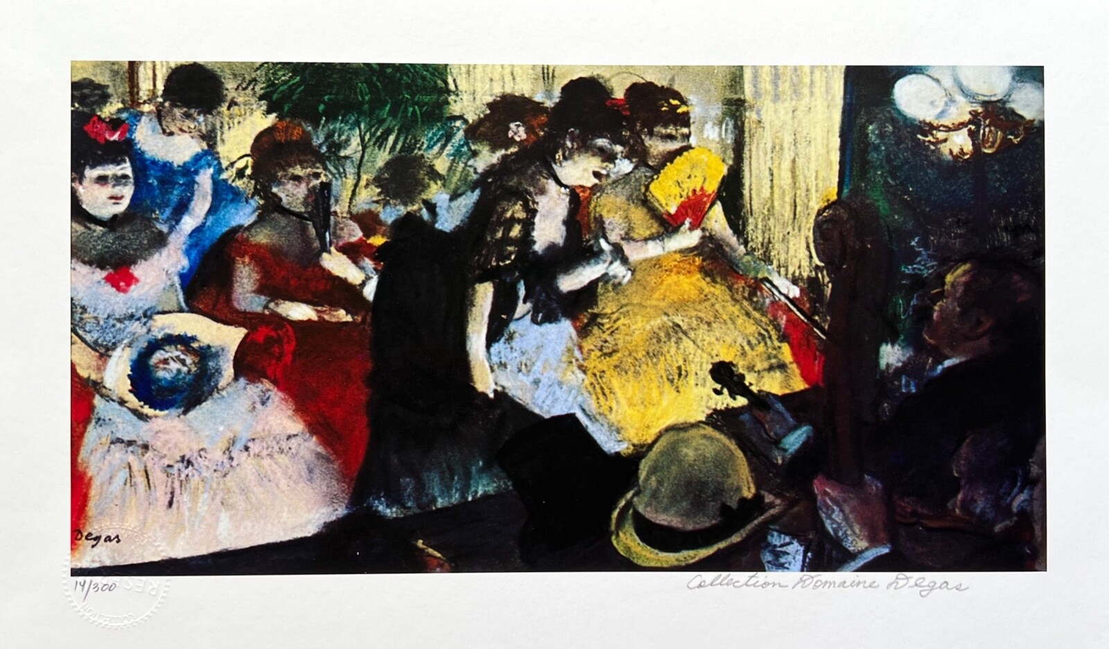 Degas vintage ART poster【踊り子】 Edgar Degas Print, the Dance Class Exhibition Poster
