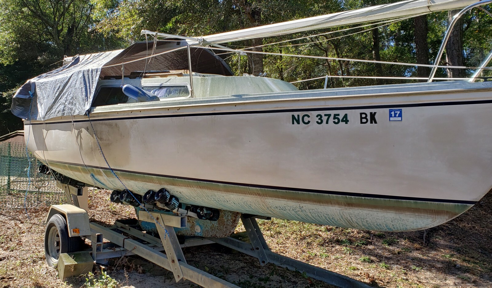 1984 Catalina C22 22' Sailboat & Trailer - North Carolina