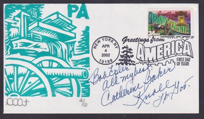 Catherine Baker Knoll (1930-2008), Pennsylvania Lt. Governor, autograph on FDC