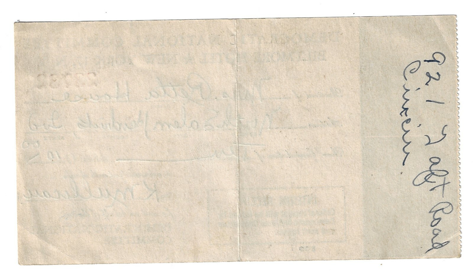 1944 Dem Natl Com $10 Donation Receipt w/Franklin Roosevelt Harry Truman Jugate