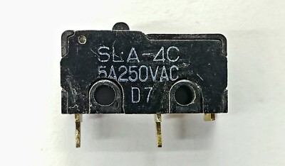 Mulon SLA-4C SPDT-ON-(ON) Push Button Plunger sub mini switch 5A @ 250V AC