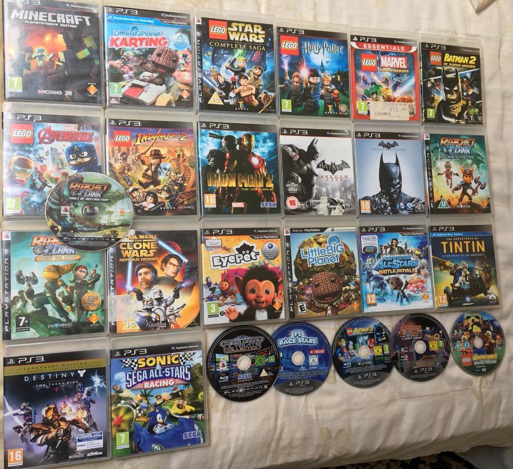 SONY PLAYSTATION 3 PS3 KIDS CHILDRENS GAMES LEGO BATMAN MINECRAFT ...