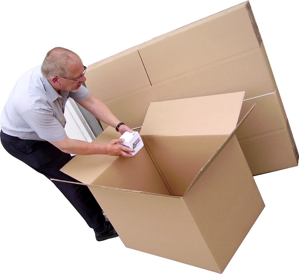 House moving supplies, boxes, bubble wrap, tape, tissue, wrapping paper