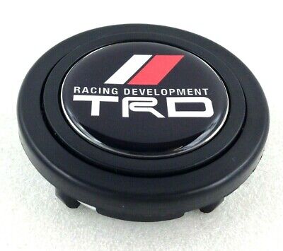 TRD Toyota steering wheel horn push button. Fits Momo Sparco OMP Nardi Raid etc
