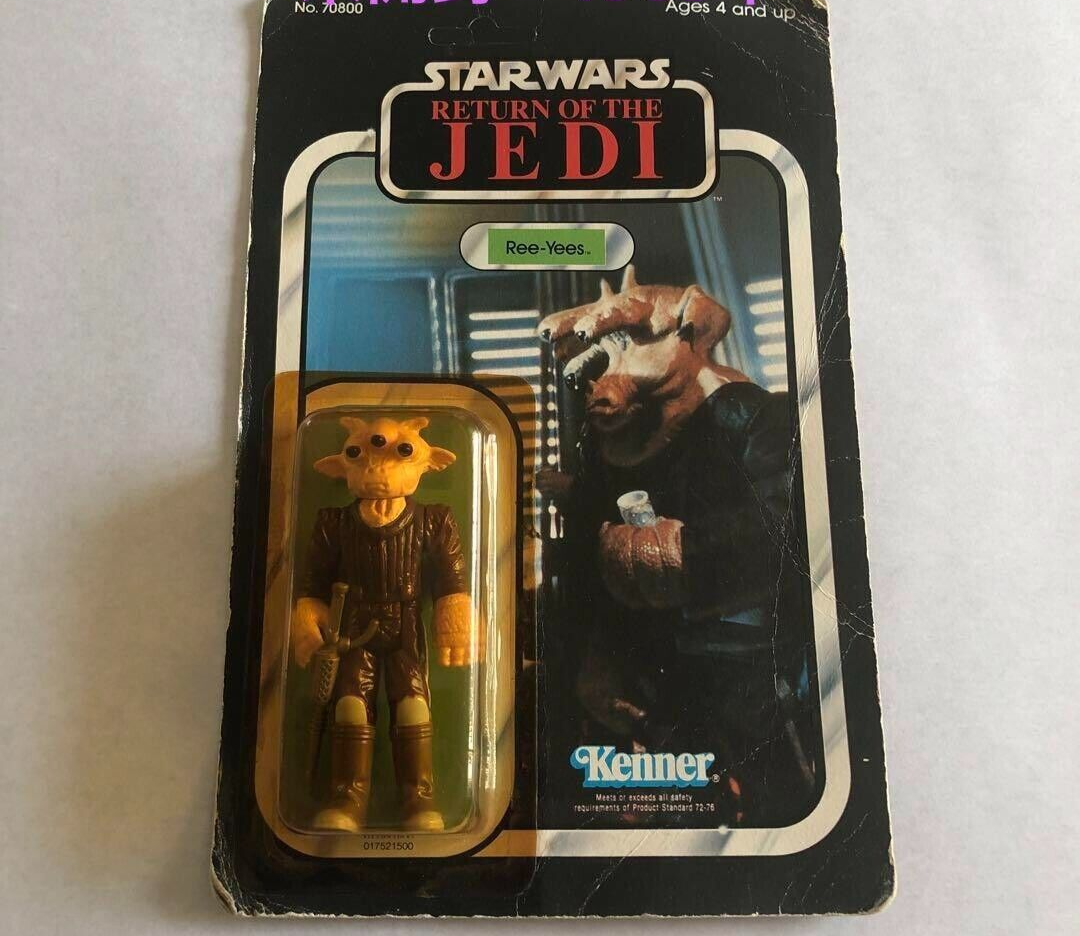 Old Kenner Star Wars Return Of The Jedi Ree Yees Figure