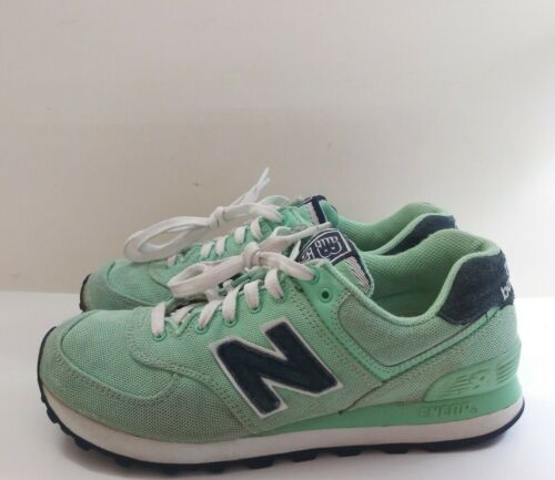 New Balance 574 Mint Leather Mesh Lace Up Athletic Running New Balance 574 Mint Leather Mesh Lace Up Athletic Running