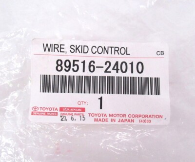 Genuine OEM Toyota Lexus 89516-24010 Passenger RH ABS Wire