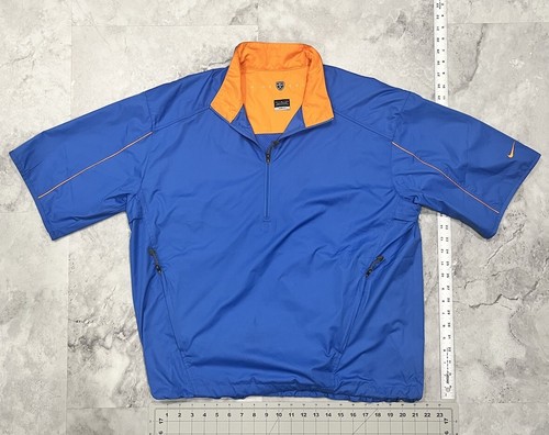 Nike Golf rain gear / Windbreaker Short Sleeve Blue & Orange