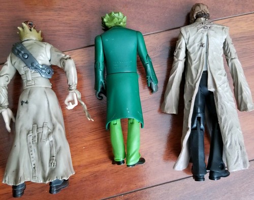 JOKER, SCARECROW, & ROTATING HEAD SCARECROW BATMAN ACTION FIGURES -FREE SHIP-