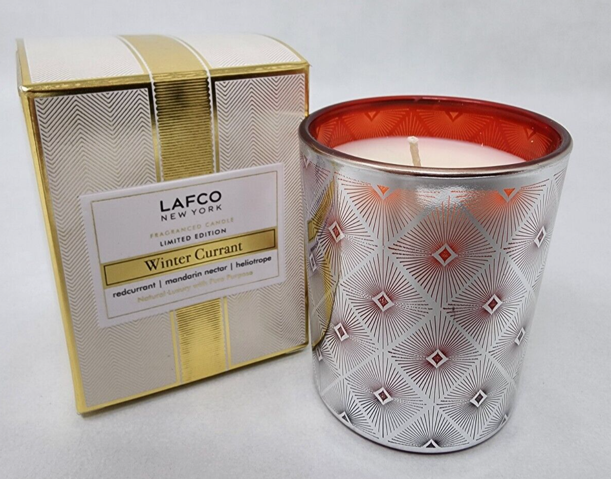 LAFCO New York WINTER CURRANT Fragranced Votive Candle Limited Edition, 2 oz.