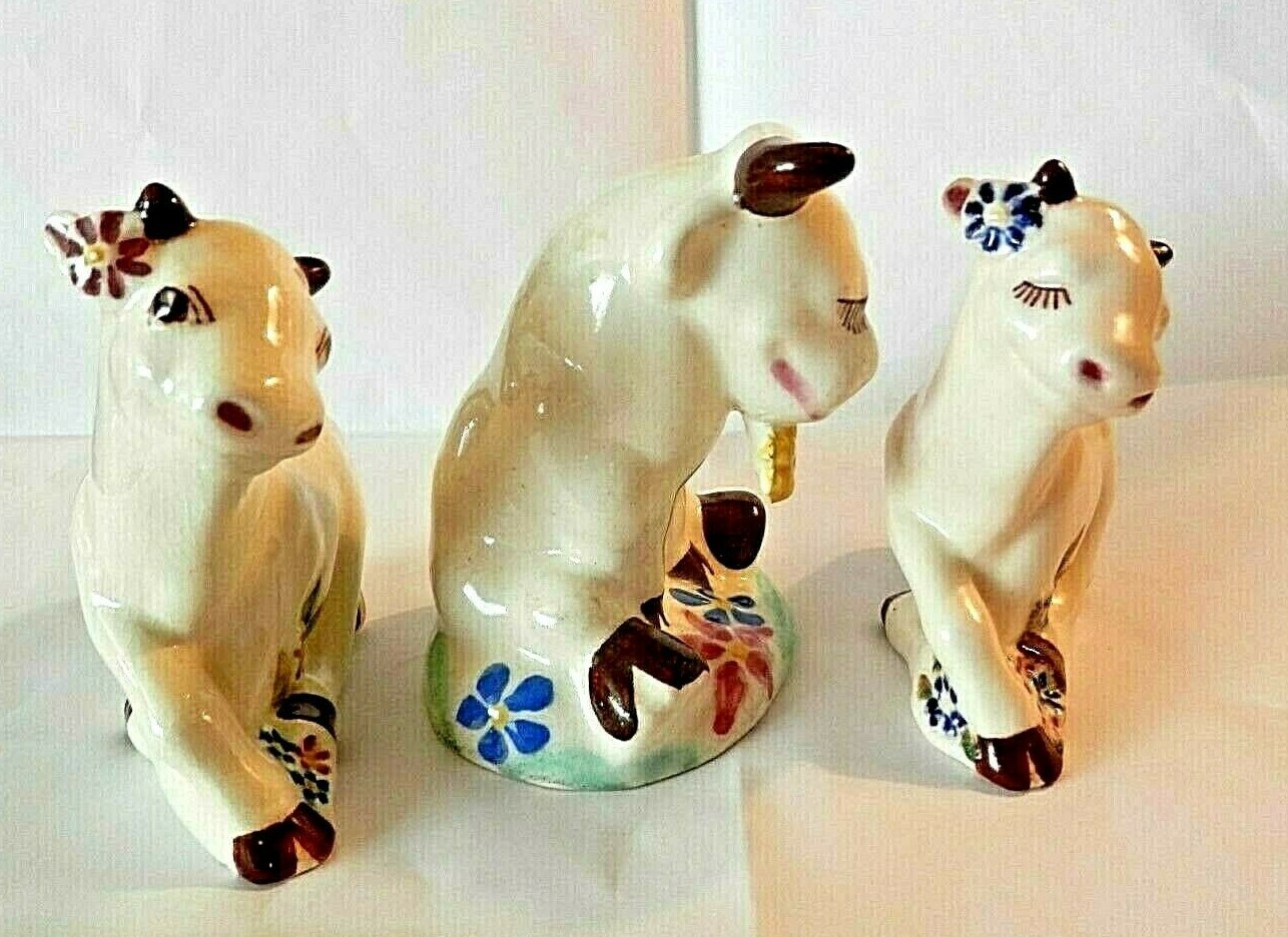 FERDINAND THE BULL AND TWO VERSONS OF HIS MOTHER 1939 WOLPER ART CO.